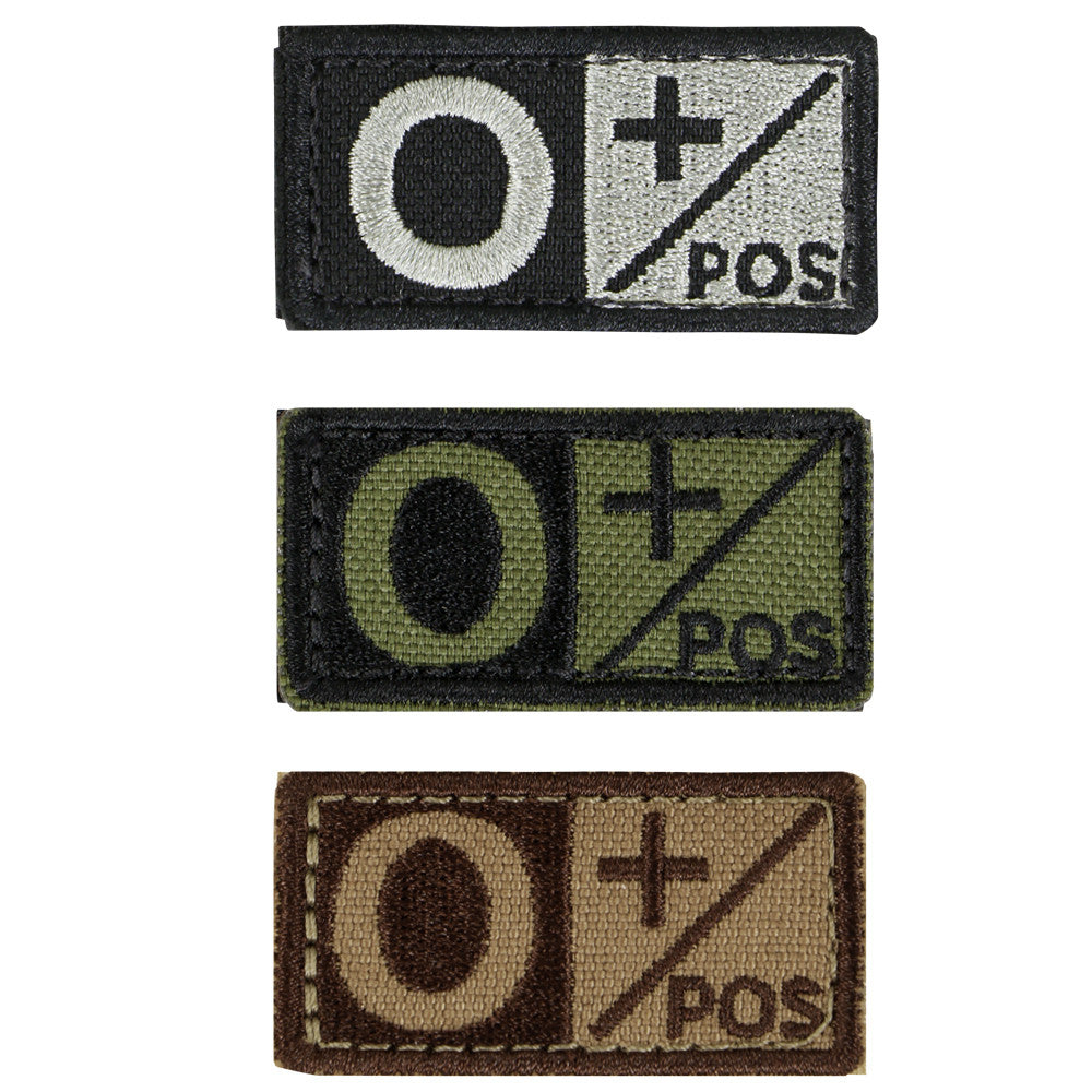 Blood Type O positive (O+) patch
