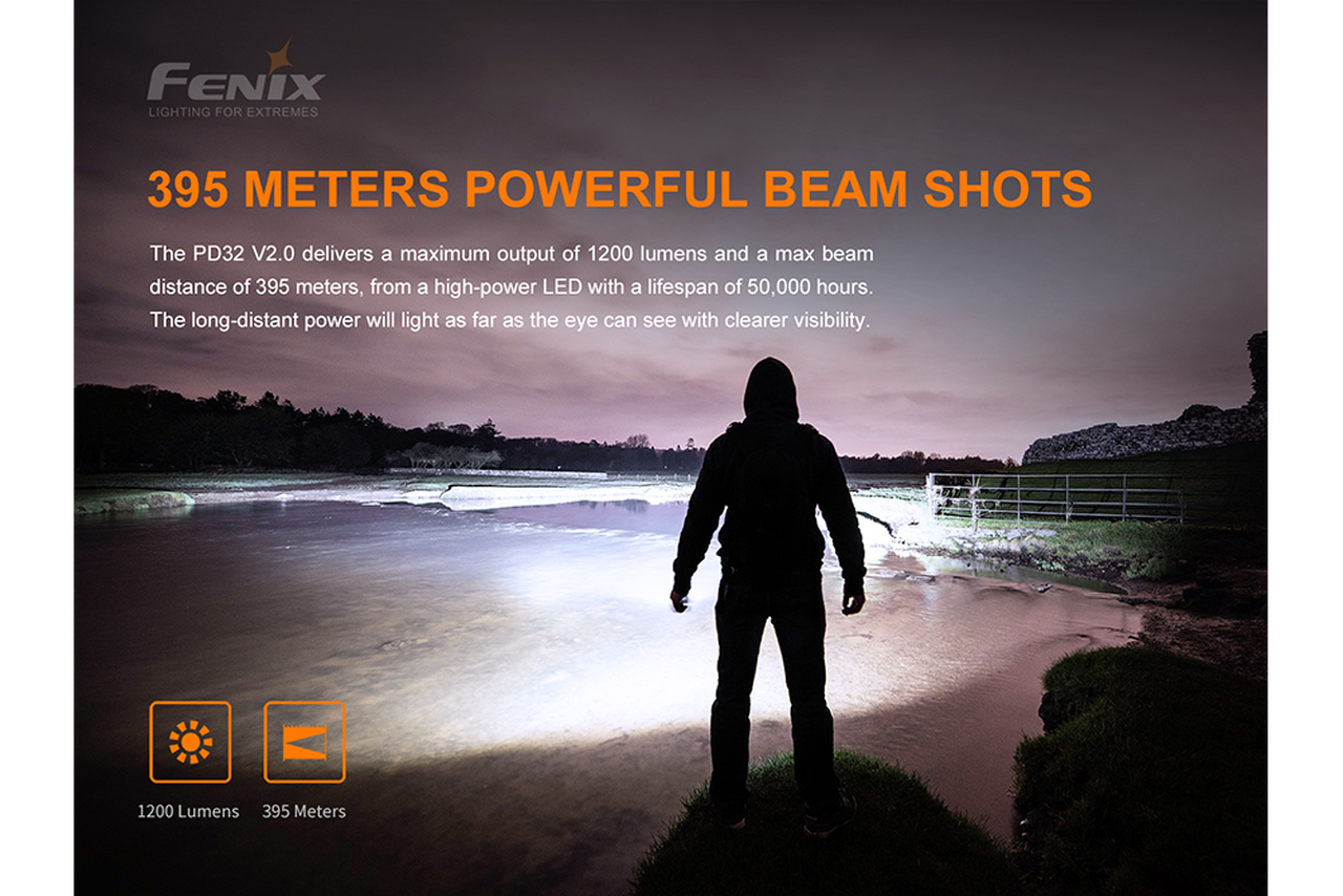 Fenix PD32 V2 Compact Flashlight