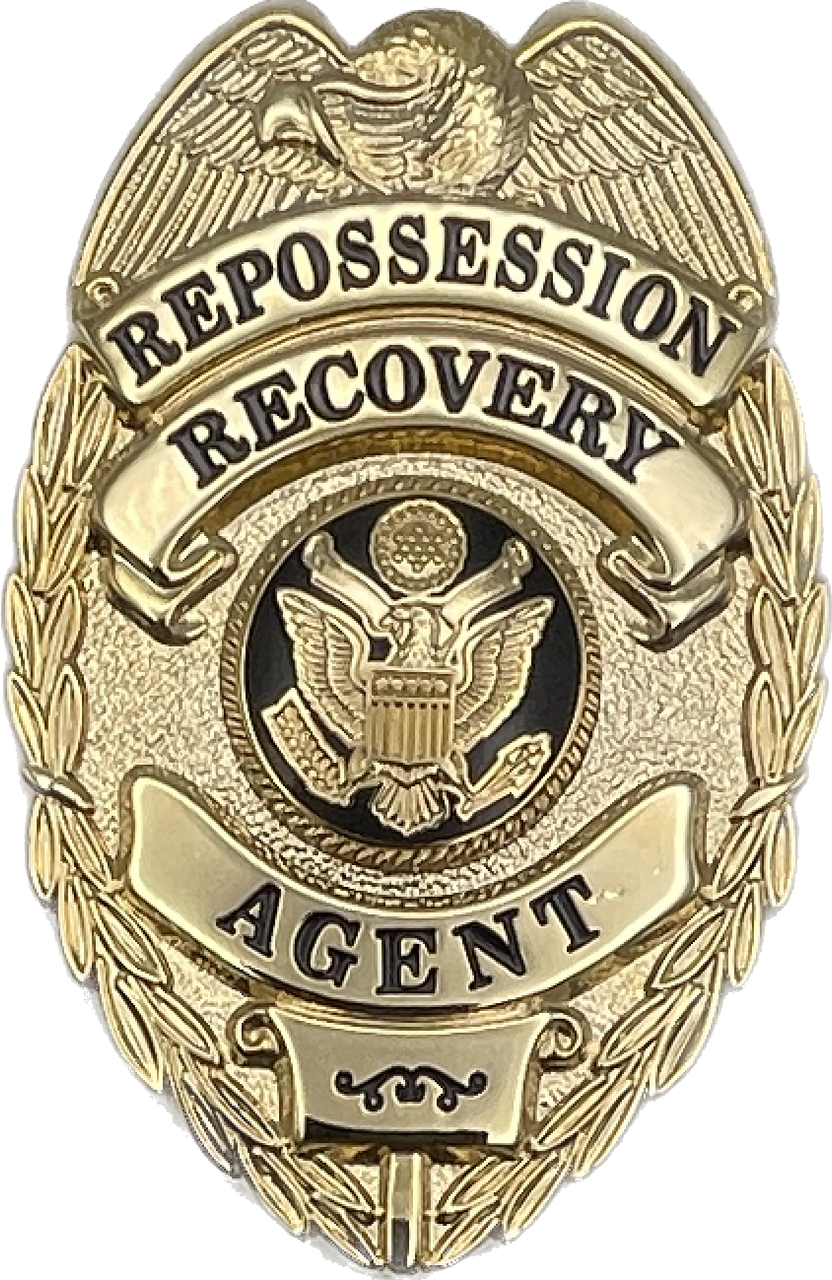 Repossession Recovery Agent Badge