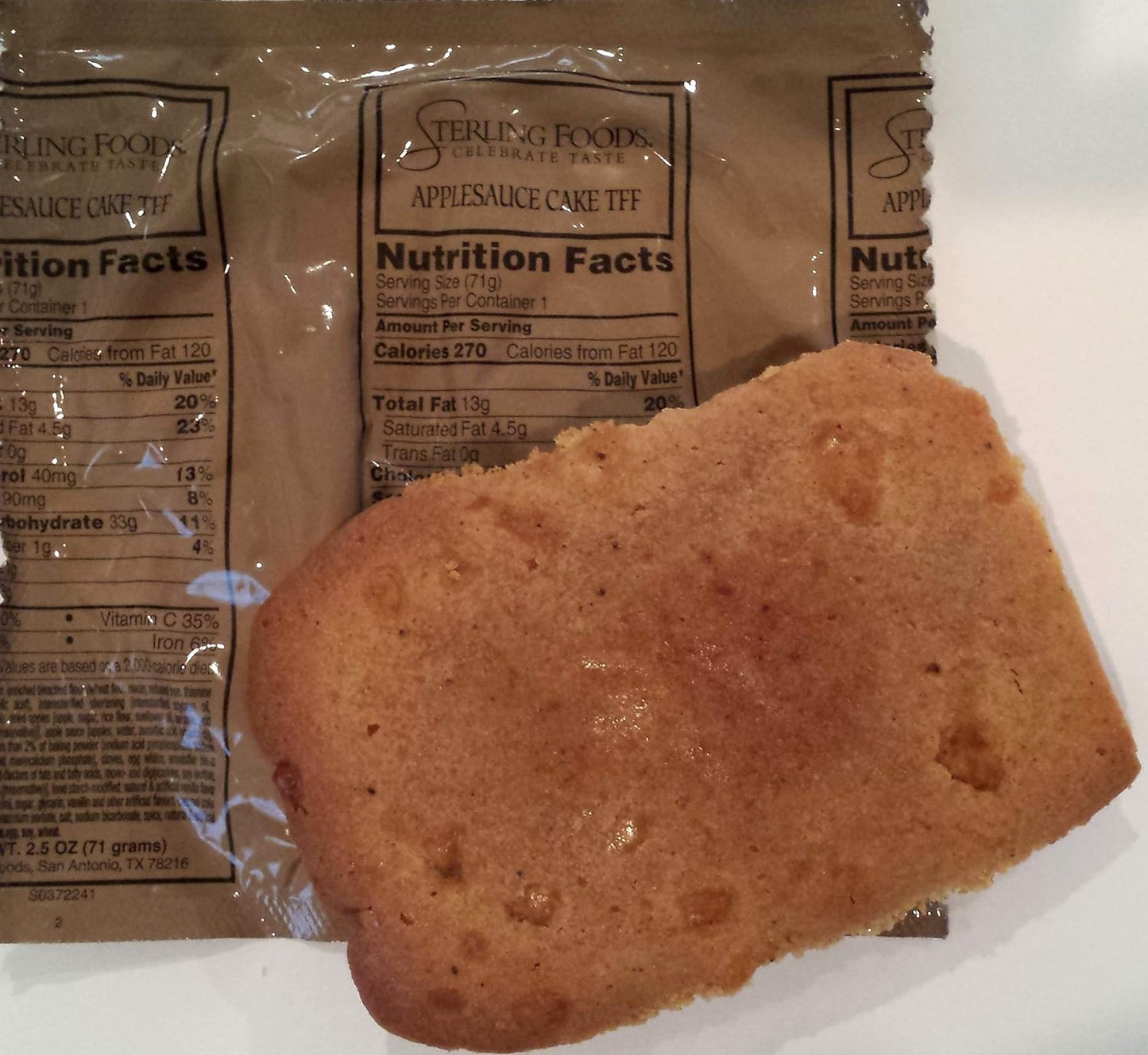 GI MRE Pound Cakes