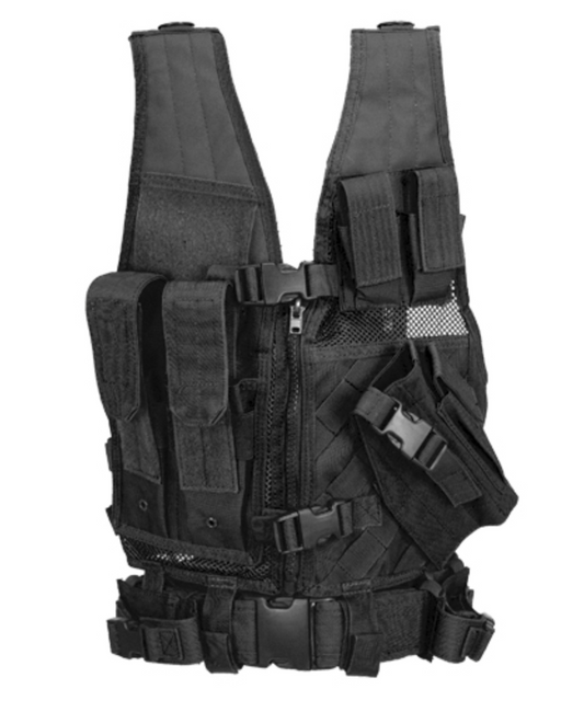 LT CROSS DRAW VEST W/HOLSTER