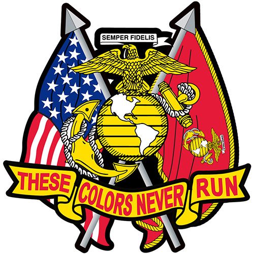 These Colors Never Run, USMC Patch