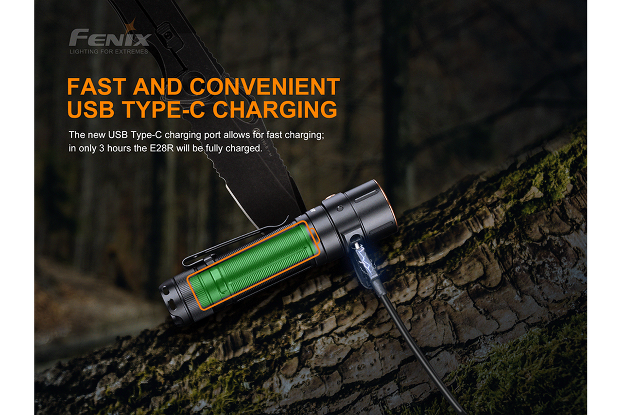 Fenix E28R Rechargeable EDC Flashlight