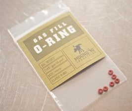 Universal Gas Fill O-Ring Set for Airsoft Gas Gun Magazines - Red