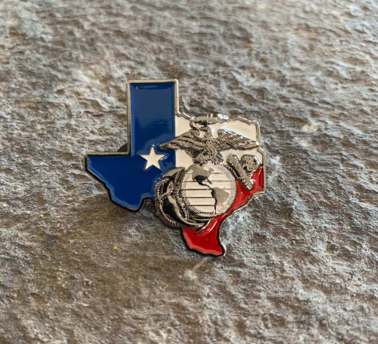 Texas Marines Lapel Pin