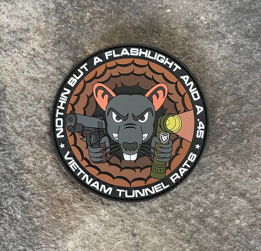 Vietnam Tunnel Rats PVC Patch