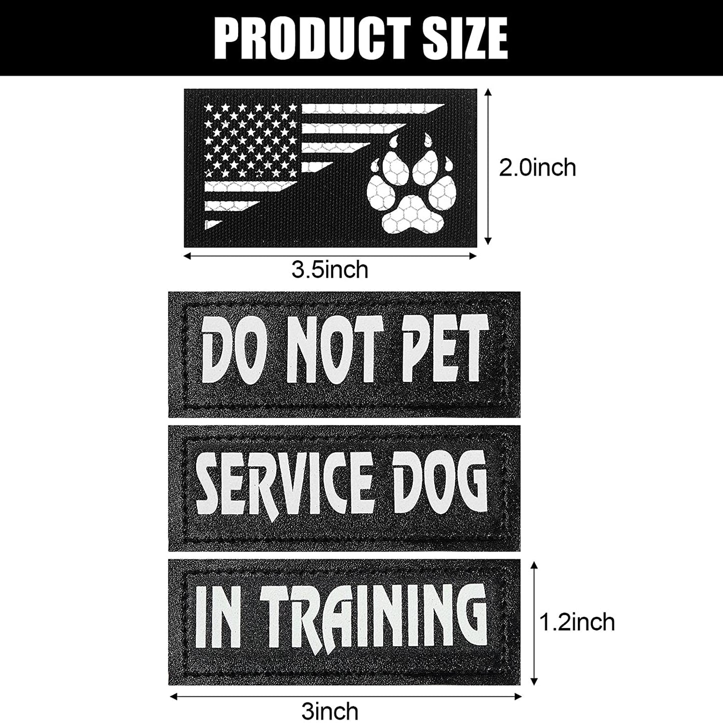 Service Animal Velcro Patches