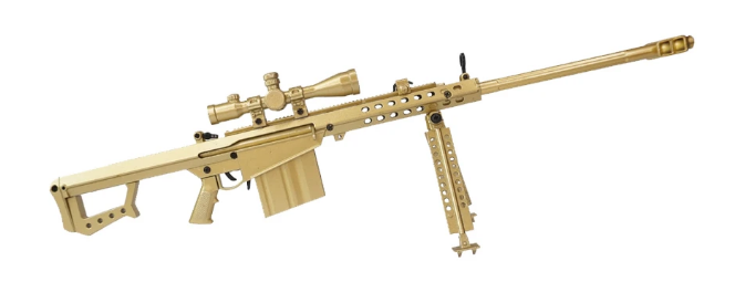 GoatGuns Mini .50 cal Barrett 82A1- Gold Edition