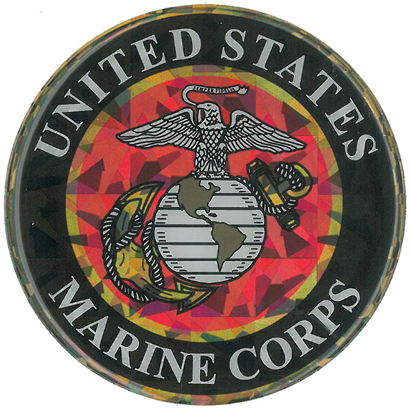 US Marine Corps Crest Reflective Premium Decal