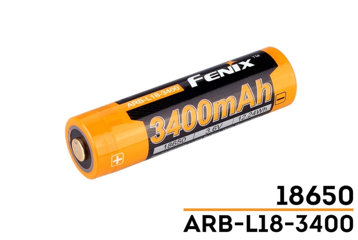 Fenix ARB-L18-3400mAh Rechargeable 18650 Battery