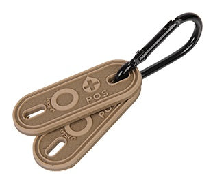 2pc. PVC Blood Type Tags w/Carabiner