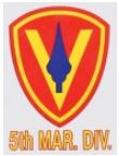 5th Marine Division Decal