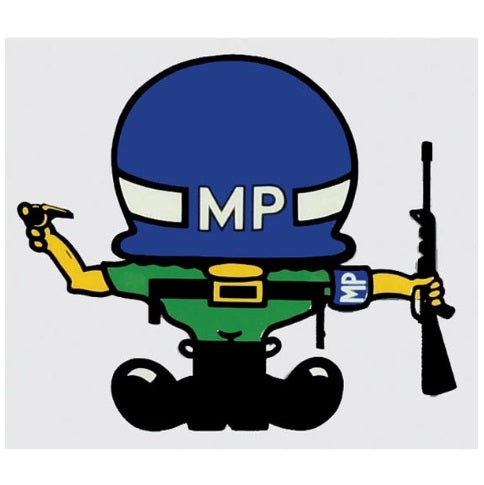 MP Under Helmet Decal