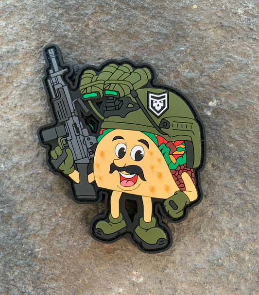 Spicy Taco PVC Patch