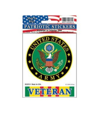 U.S. Army Decal w Vietnam Vet Ribbon