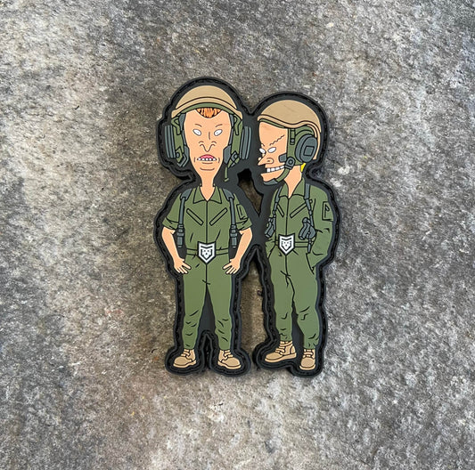 Beavis & Butthead Tankers PVC Patch