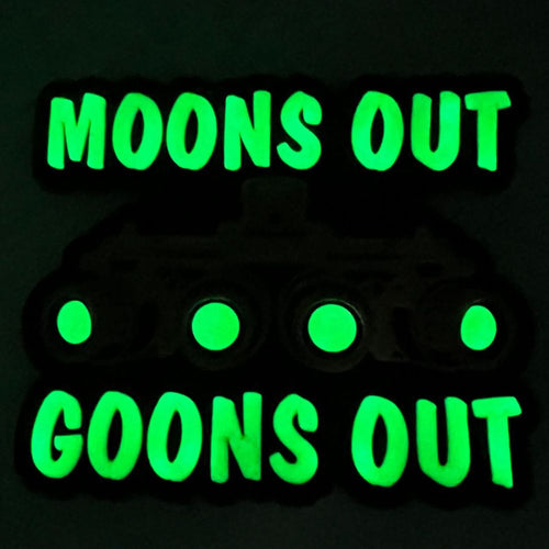 Moons Out Goons Out PVC Patch