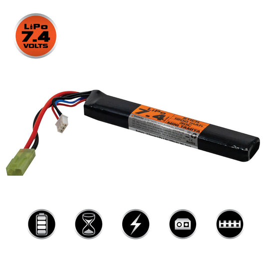 7.4v 1200mAh 30C Stick Battery