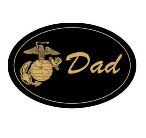 Oval Magnet Marine EGA Dad