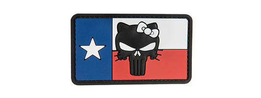 Texas Flag Kitty PVC Patch