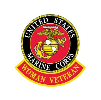 USMC Woman Veteran Patch