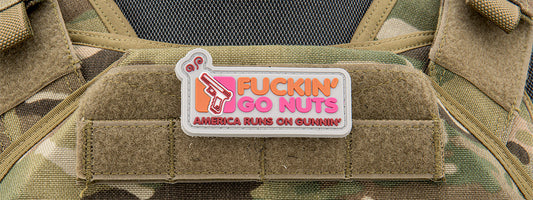 F*ckin Go Nuts PVC Patch