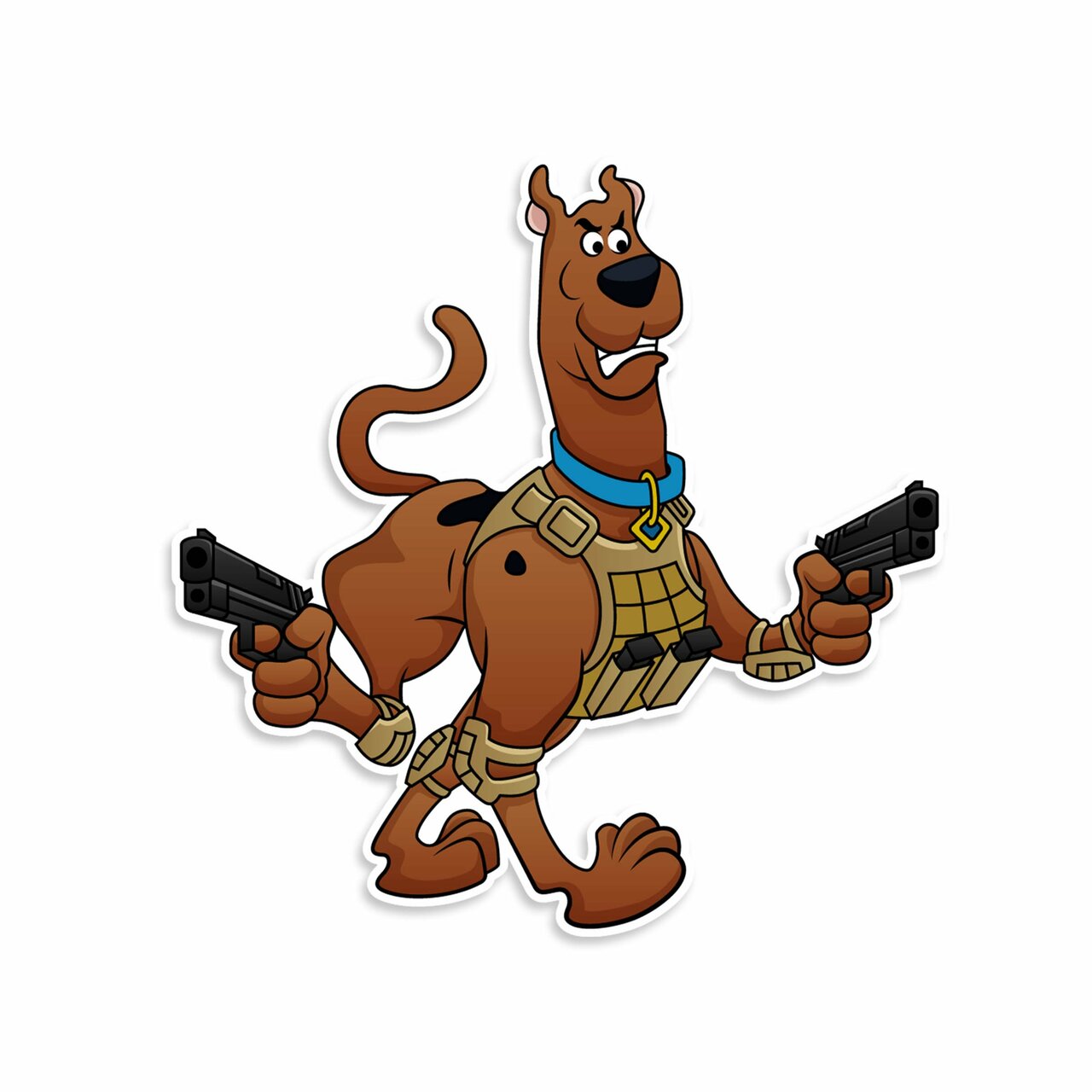 Tactical Scooby Doo Sticker