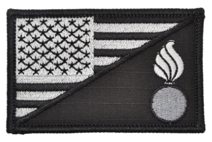 US Flag w Army Ordnance Velcro Patch