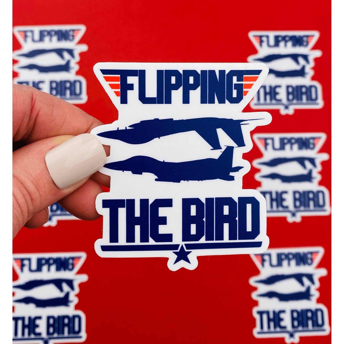 Flipping the Bird Decal