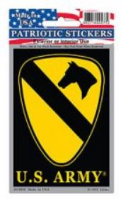 1st Cavalry U.S. Army Sticker