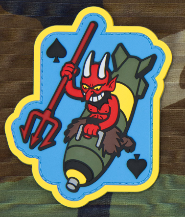 Devil Bomber PVC Patch