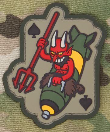 Devil Bomber PVC Patch