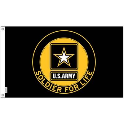 US Army Soldier for Life Flag