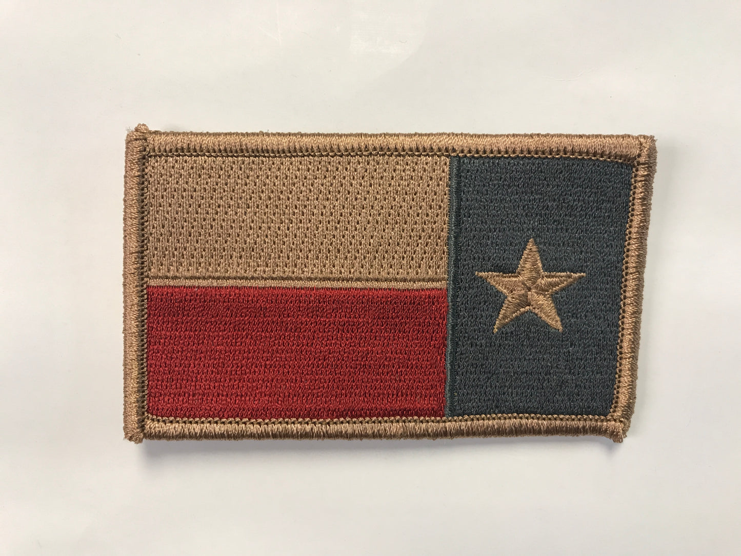 Texas Flag Reversed Patch w Velcro