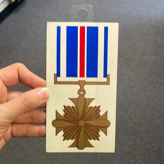 Flying Cross Medal Decal