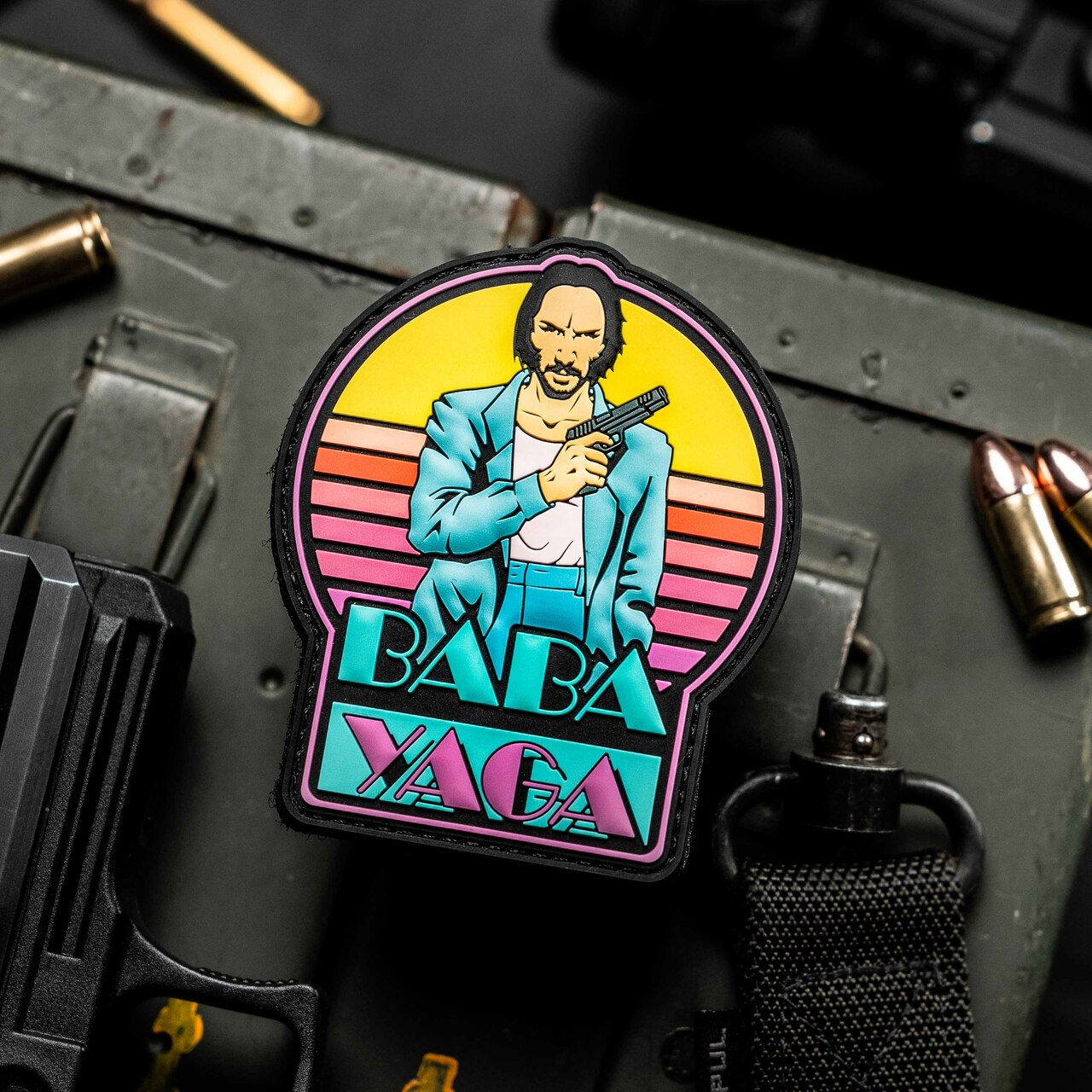 John W / Miami Vice Mashup PVC Patch