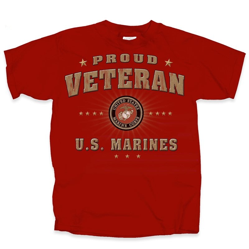 Marine Veteran Burst T-Shirt