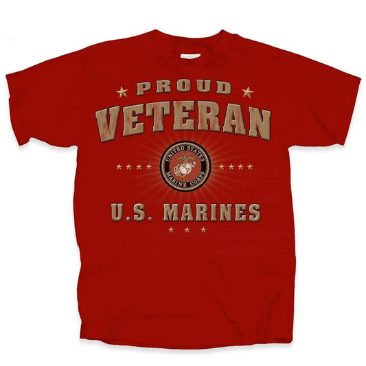 Marine Veteran Burst T-Shirt