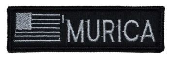 Murica w US Flag Velcro Patch