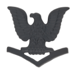 Navy Rank Pin Pair - Black