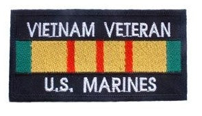 Vietnam Veteran US Marine Ribbon Patch