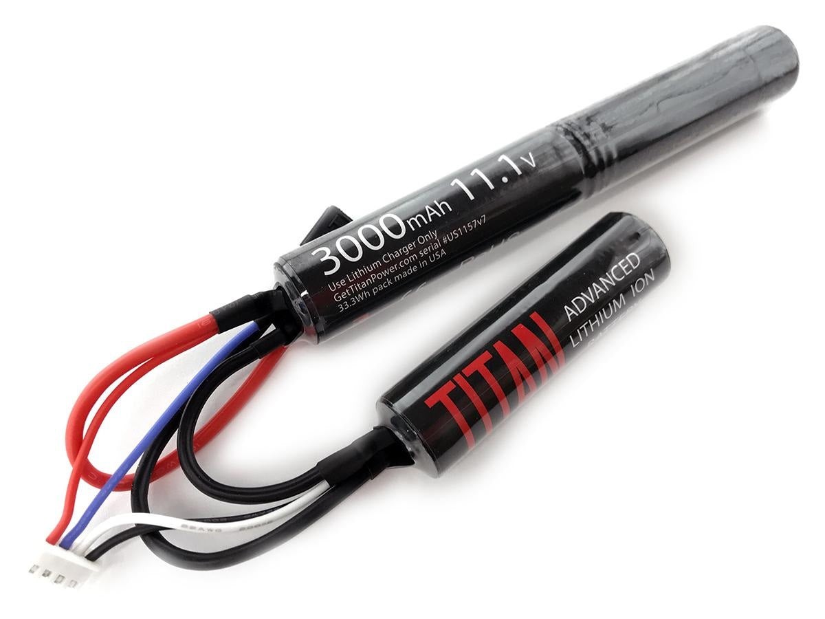 11.1v / 3000mAh 16C Nunchuck Li-Ion, Deans