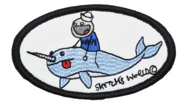 Sketch's World © Officially Licensed - US Navy Transport - 2.25x4 Patch