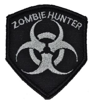 Zombie Hunter Biohazard Symbol - Shield Patch